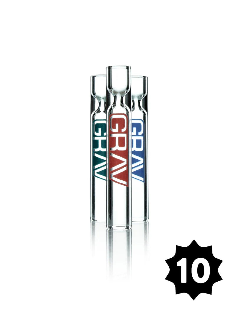 GRAV® 12mm Clear Taster® - Pack of 10