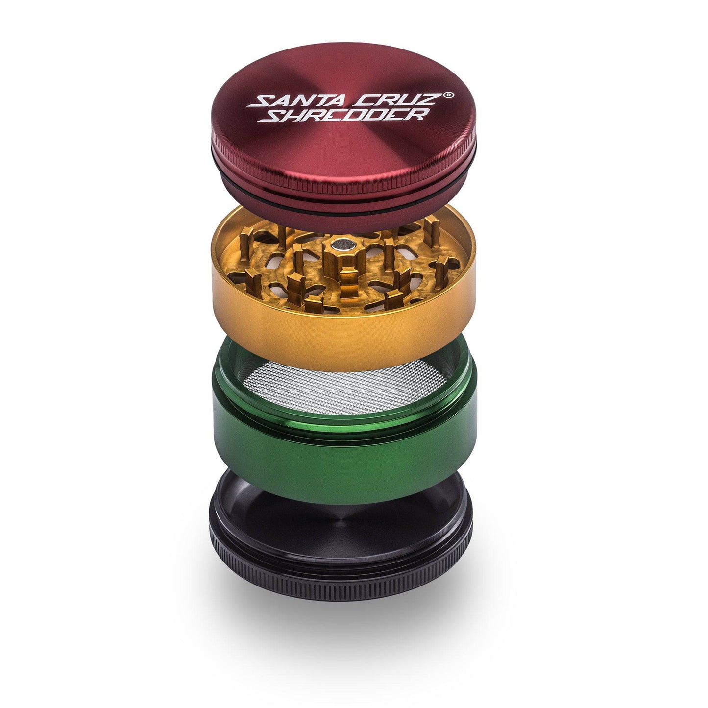 SANTA CRUZ SHREDDER Aluminum 4 Piece Large Grinders