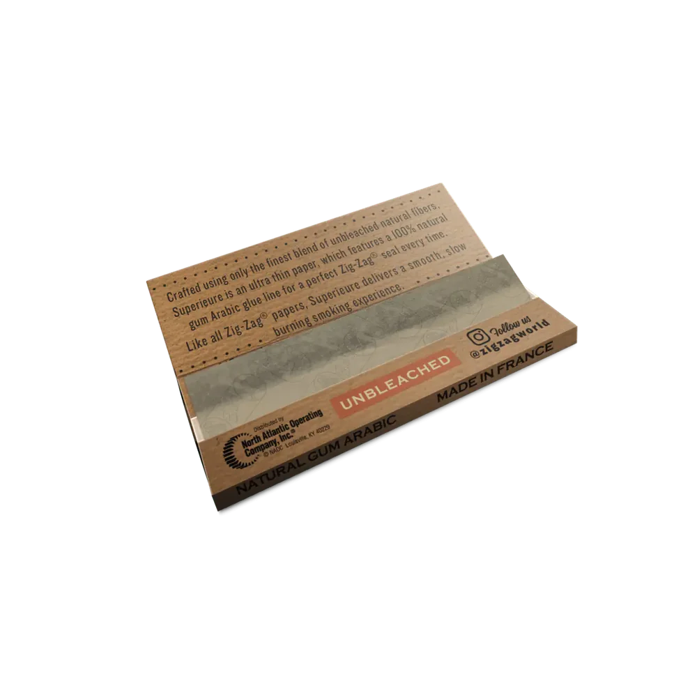 ZIG ZAG UNBLEACHED 1 1/4 PAPER