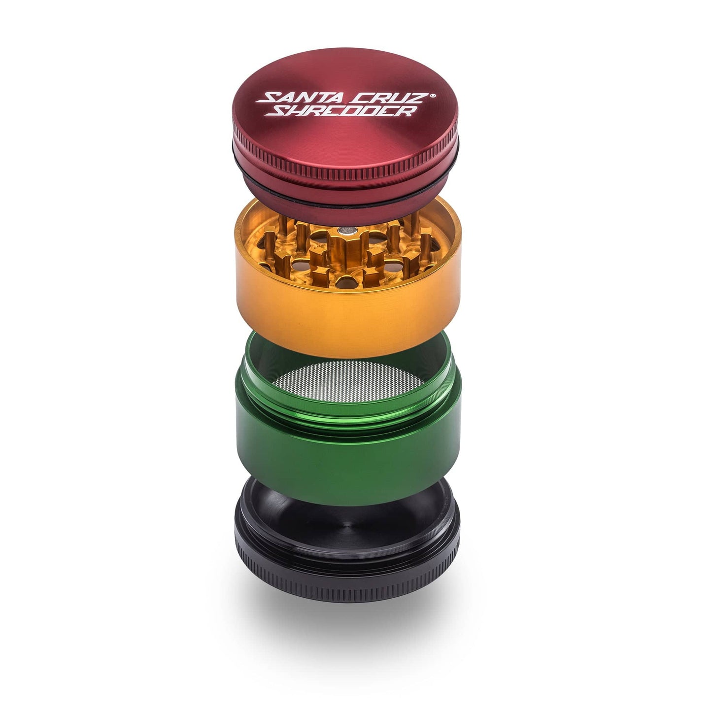 SANTA CRUZ SHREDDER Aluminum 4 Piece Medium Grinders