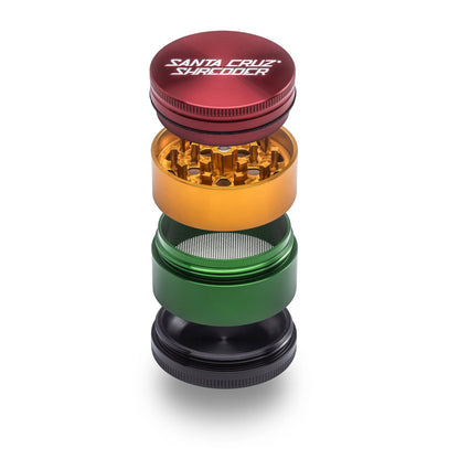 SANTA CRUZ SHREDDER Aluminum 4 Piece Medium Grinders