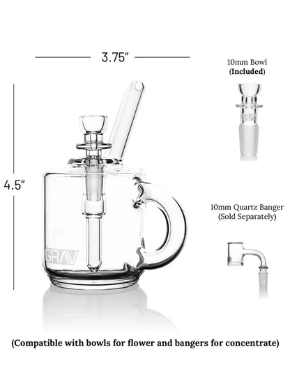 GRAV® Coffee Mug Pocket Bubbler - Assorted Colors