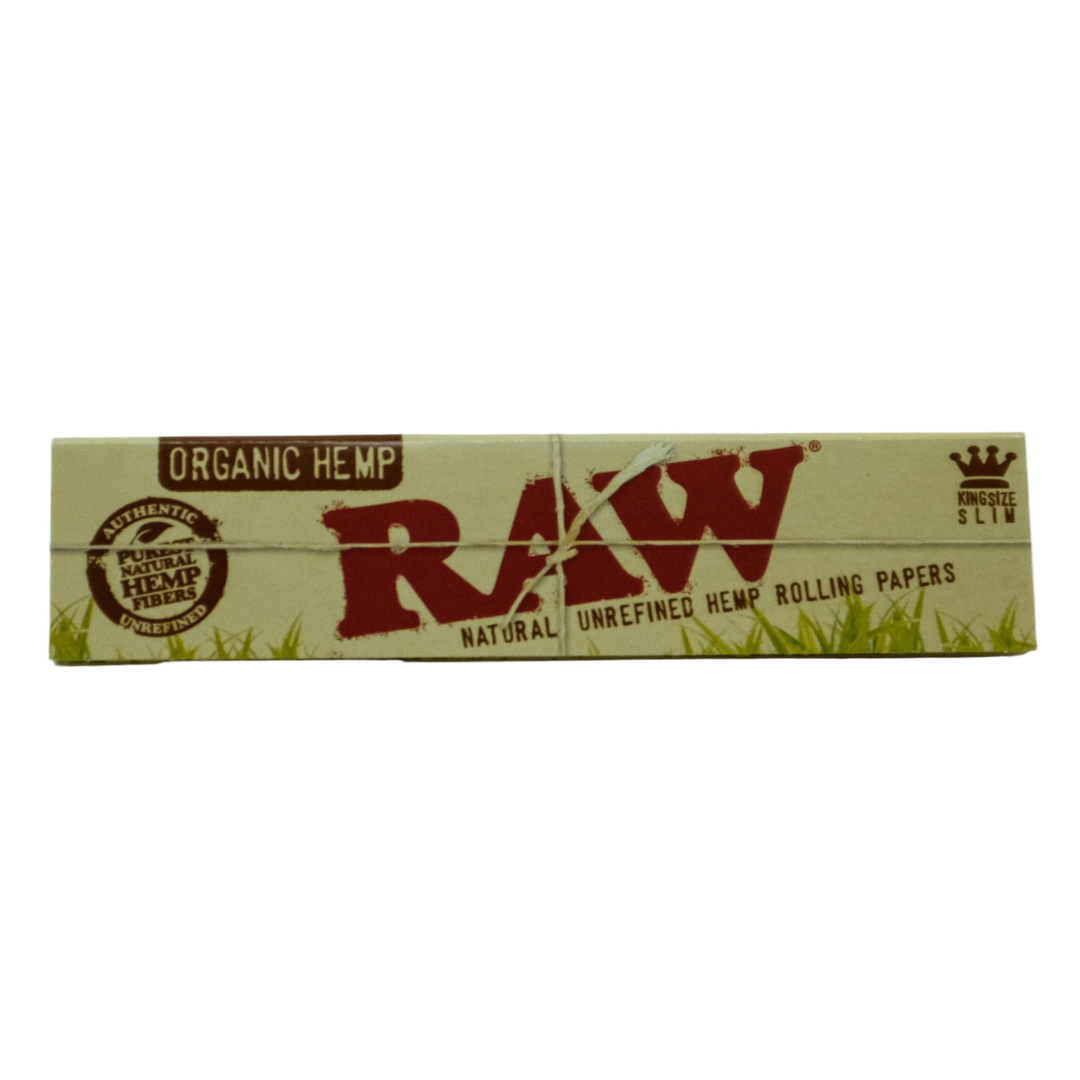 RAW ORGANIC HEMP SLIM KING SIZE ROLLING PAPER